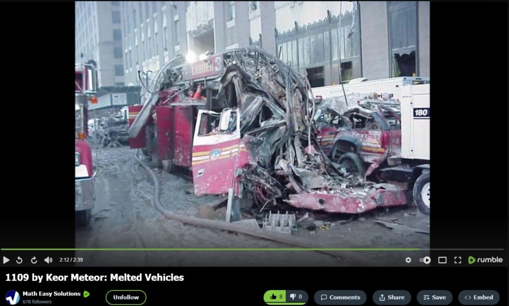 911411org Melted Vehicles Galore