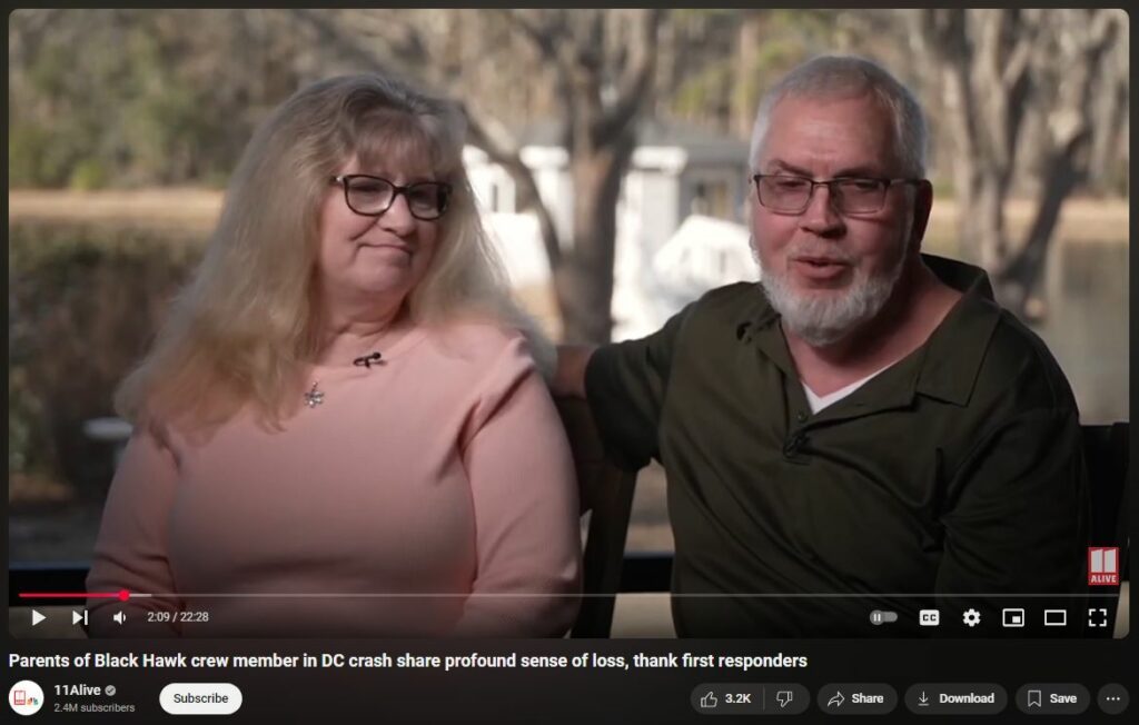 Too smiley Zero tears supposed parents of supposed mil pilot as crisis acting liars