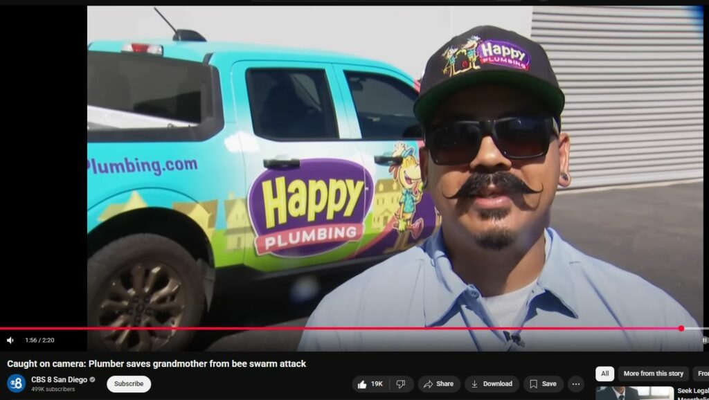 New Kind of Killer Bee Swarm Attacks and Follows