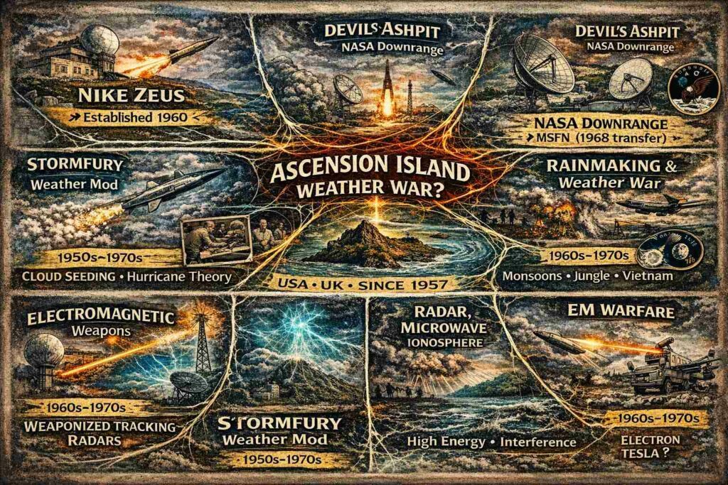 Ascension Island Microwave Weather Modification Station