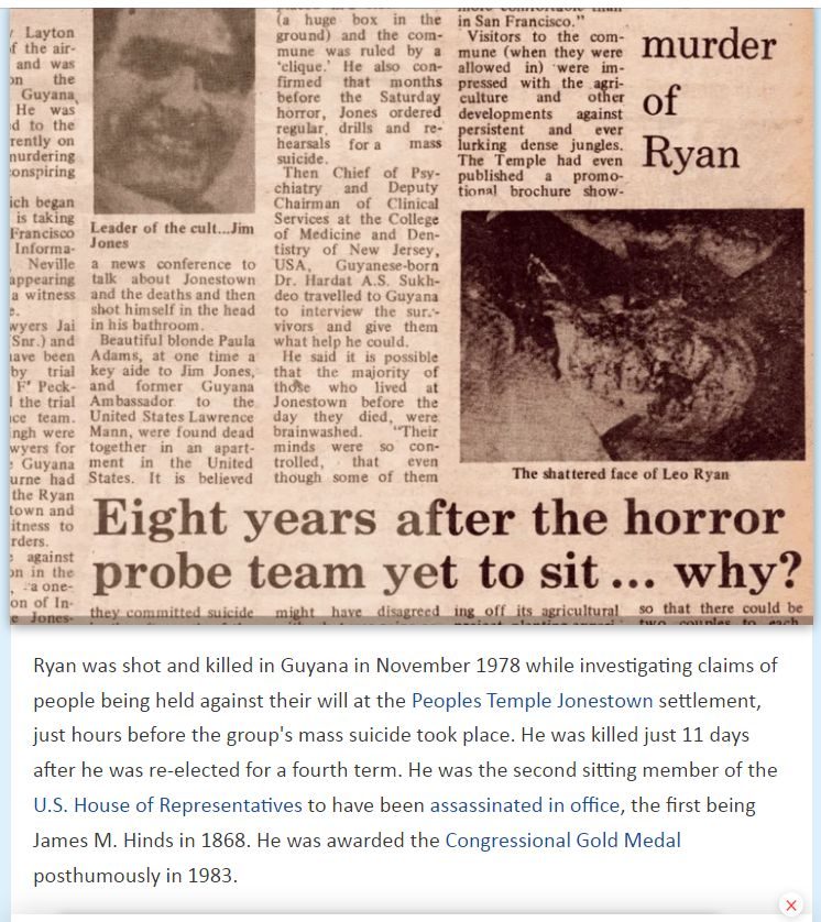 Leo Ryan Kill Confirmation